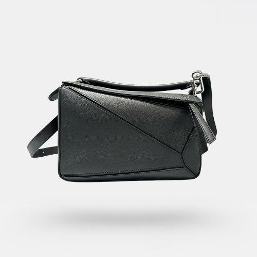 Loewe Puzzle Bag Small – Pelle nera