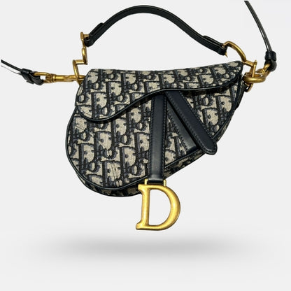 Dior Saddle Bag in tela jacquard Oblique