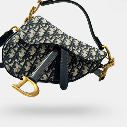 Dior Saddle Bag in tela jacquard Oblique