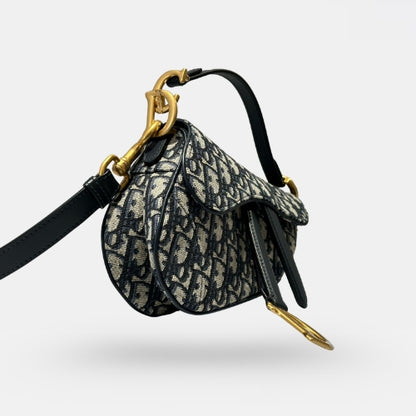Dior Saddle Bag in tela jacquard Oblique