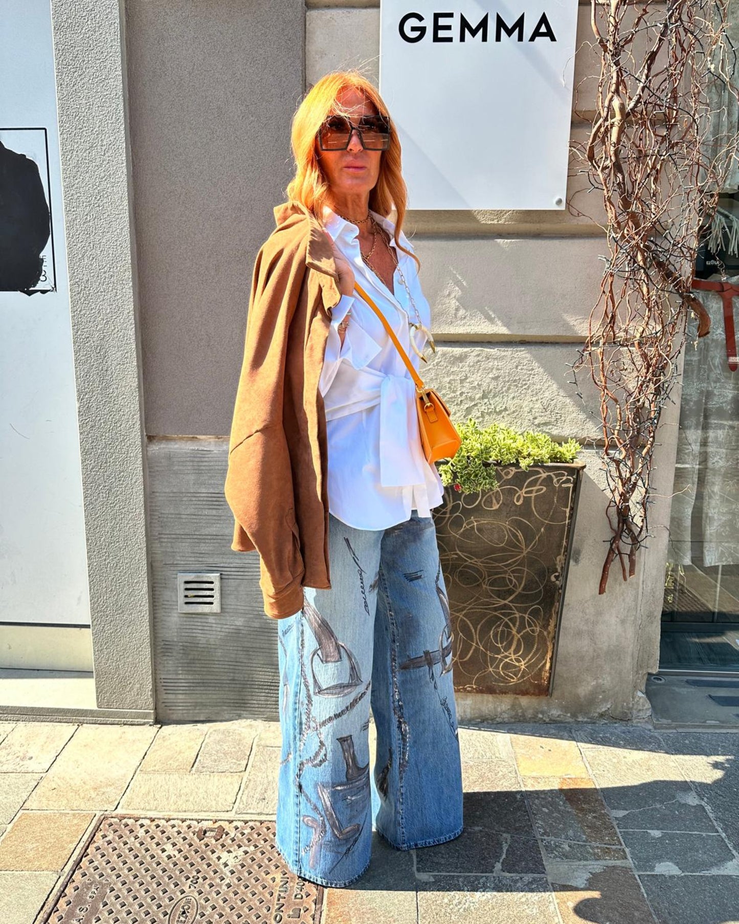 Camicia bianca elegante donna luxury made in italy - Gemma Bergamo