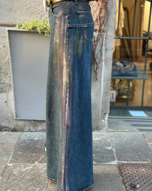 Jeans Dipinti a Mano – Capi Unici Made in Italy